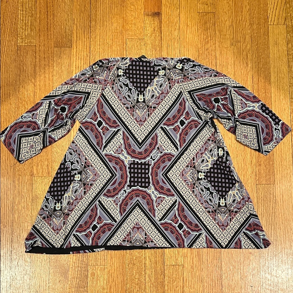 Soma Black and White Geometric Pajama Top Size Small - Picture 7 of 10